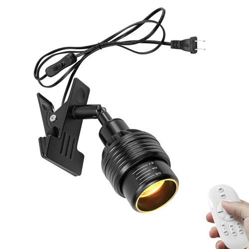Clip Lamp Remote Dimmable Spotlight Plug In Wired Focus Lighting For Signboard Rental House
