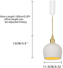 Load image into Gallery viewer, White Shade Track Pendant Lighting Wire Custom Adjustable Cord Modern Design for Kitchen Farmhouse