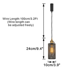 Load image into Gallery viewer, Track Pendant Lights Freely Adjustable Cord Black Metal Hollow Shade Loft Kitchen Sink Lamp