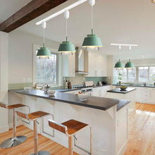 Load image into Gallery viewer, Adjustable Height Light  Retractable Track Mount Pendant Light Decorate for Kitchen Customizable