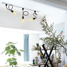 Load image into Gallery viewer, Track Light Mini E26 Base Flexibly Rotatable Light Goose Neck Black Lamp