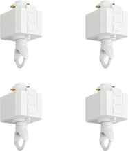 Load image into Gallery viewer, Set of Four Track Adapter with Hook Light Fitting Track Accessories DIY Track Rail Components Parts