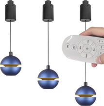 Load image into Gallery viewer, Adjusted Levitate Metal Mini Track Light Retractable Lift Dimmable Remote Control Smart Light 3pcs