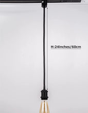 Load image into Gallery viewer, Track Light Mini E26 Base Flexibly Rotatable Light Goose Neck Black Lamp
