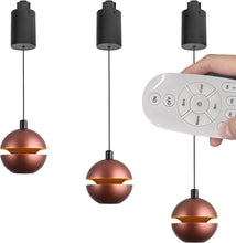 Load image into Gallery viewer, Adjusted Levitate Metal Mini Track Light Retractable Lift Dimmable Remote Control Smart Light 3pcs