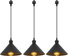 Load image into Gallery viewer, Black, Green Or White Modern Track Pendant Light Adjustable Or Fix Length For Kitchen Shop