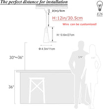 Load image into Gallery viewer, Wooden Socket Pendant Light Track Light Pendants  Decoratefor  Pendant Lights for Kitchen