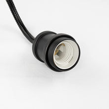 Load image into Gallery viewer, Track Light Mini E26 Base Flexibly Rotatable Light Goose Neck Black Lamp