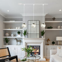 Load image into Gallery viewer, Track Lighting Pendants Modern Glass Globe Decorative Track Lighting Fixture For Kitchen Hallway