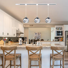 Load image into Gallery viewer, Track Lighting Pendants Modern Glass Globe Decorative Track Lighting Fixture For Kitchen Hallway