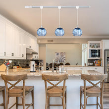 Load image into Gallery viewer, Track Lighting Pendants Modern Glass Globe Decorative Track Lighting Fixture For Kitchen Hallway