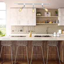 Load image into Gallery viewer, Track lighting pendants Industrial with Aluminum Holder Silver 1-Light Heads for Kitchen Restaurant