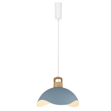 Load image into Gallery viewer, Track Pendant Light with Multi Color Iron Shade, Adjustable Length for Bedroom Home Lighting