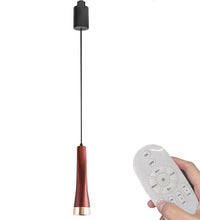 Load image into Gallery viewer, 1-Light Track Pendant Light Remote Control with Dimmable Smart Led Light Adjustable Length for Decor