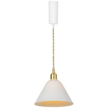 Load image into Gallery viewer, White Shade Track Lighting Wire Custom Adjustable Cord Pendant Modern Style for Kitchen Restaurant