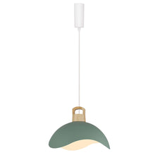 Load image into Gallery viewer, Track Pendant Light with Multi Color Iron Shade, Adjustable Length for Bedroom Home Lighting
