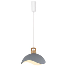 Load image into Gallery viewer, Track Pendant Light with Multi Color Iron Shade, Adjustable Length for Bedroom Home Lighting
