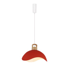 Load image into Gallery viewer, Track Pendant Light with Multi Color Iron Shade, Adjustable Length for Bedroom Home Lighting
