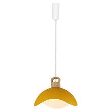 Load image into Gallery viewer, Track Pendant Light with Multi Color Iron Shade, Adjustable Length for Bedroom Home Lighting