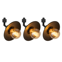 Load image into Gallery viewer, Black Track Head Light Rotatable Tilt Adjustable Accent Lighting Retro Design