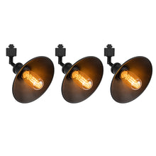 Load image into Gallery viewer, Black Track Head Light Rotatable Tilt Adjustable Accent Lighting Retro Vintage Design