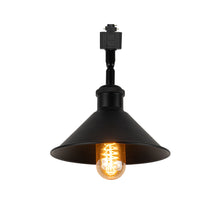 Load image into Gallery viewer, Black Track Head Light Rotatable Tilt Adjustable Accent Lighting Retro Vintage Design