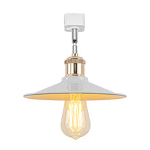 Load image into Gallery viewer, Rotatable Tilt Adjusted Track Head Light French Gold Base Metal Shade Retro Design