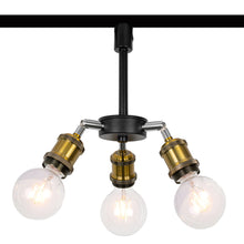 Load image into Gallery viewer, Track 3-Head Light Adjustable Angle Accent Lighting Fixture