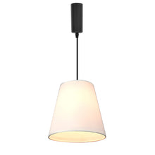 Load image into Gallery viewer, Track Pendant Lights Freely Adjustable Cord Cloth Shade Loft Hallway Lamp