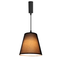 Load image into Gallery viewer, Track Pendant Lights Freely Adjustable Cord Cloth Shade Loft Hallway Lamp