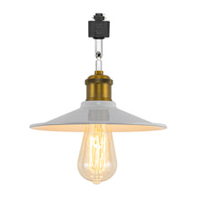 Load image into Gallery viewer, Rotatable Tilt Adjusted Track Head Light Matte Brass Finish Base Metal Shade Retro Design