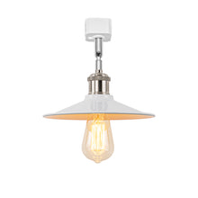 Load image into Gallery viewer, Rotatable Tilt Adjusted Track Head Light Bright Nickel Base Metal Shade Retro Design