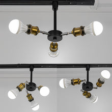 Load image into Gallery viewer, Track 3-Head Light Adjustable Angle Accent Lighting Fixture
