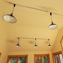 Load image into Gallery viewer, Track Pendant Lights Freely Adjustable Cord Black Metal Shade Loft Hallway Lamp