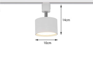 Dimmable Track Spotlight Adjustable Downlight Built-in LED with Remote