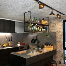 Load image into Gallery viewer, Black Track Head Light Rotatable Tilt Adjustable Accent Lighting Retro Vintage Design