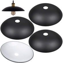 Load image into Gallery viewer, 4-Pack 12.4&quot; Industrial Metal Bulb Guard Iron Black Circular Light Shade Decorative  Wall Sconce