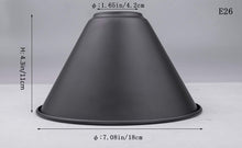 Load image into Gallery viewer, 4-Pack 7.08" Antique Metal Bulb Guard Iron Black  Light Shade for Wall Lamp