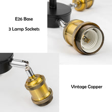 Load image into Gallery viewer, Track 3-Head Light Adjustable Angle Accent Lighting Fixture