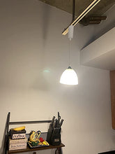 Load image into Gallery viewer, Track Pendant Lights Freely Adjustable Cord Frosted White Glass Shade