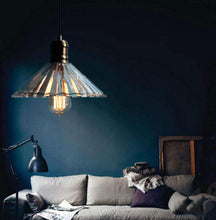 Load image into Gallery viewer, Plug-in Art Deco Handmade Glass Pendant Lighting