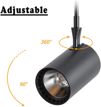 Load image into Gallery viewer, Telescopic Rod Track Spotlight Adjustable Pendant Vintage Lighting Fixture