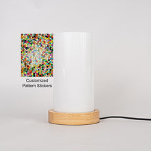 Load image into Gallery viewer, Customized Pattern Stickers Night Light Acrylic Shade Table Lamp