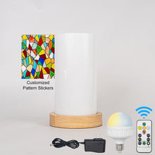 Load image into Gallery viewer, Rechargeable Cordless Night Light Dimmable Smart Bulbs with Remote Customized Pattern