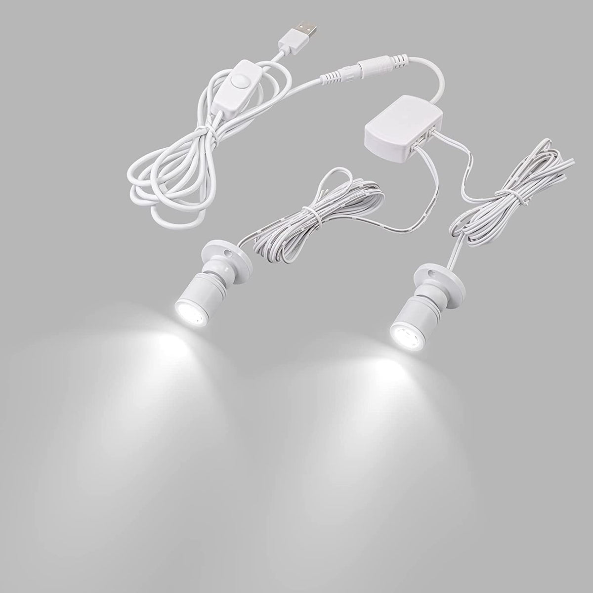 Mini LED Spotlight 1W USB Round Eye Caring Jewelry Display Lighting Fixture for Display Cabinet Entrance Aluminum (Warm Light Mini LED Spotlight 1W USB Round Eye Caring Jewelry Display Lighting Fixture for Display Cabinet Entrance Aluminum (Warm Light