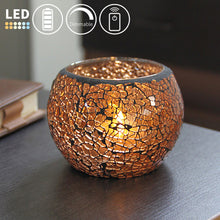 Load image into Gallery viewer, Cordless Battery Mini Night Light Dimmable LED with Remote Crack Glass