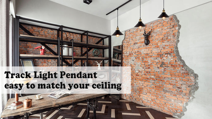 Track Light Pendants make your ceiling more style