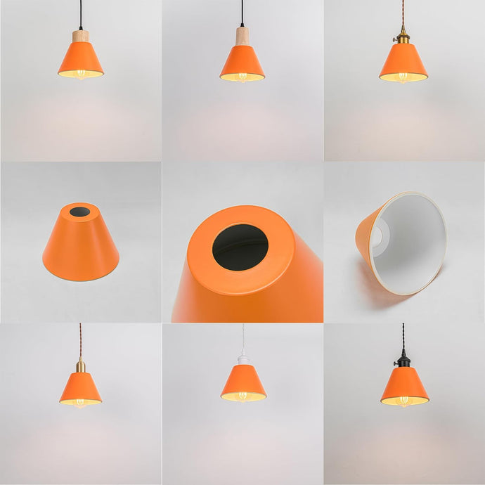 Why Choose An Orange Iron Pendant Light?
