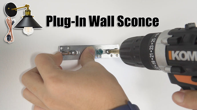 How to Install a Plug-In Wall Sconce