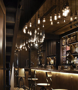 Customizable Industrial Factory Retro Mini E26 Base Multiple Color Options Track Pendant Light